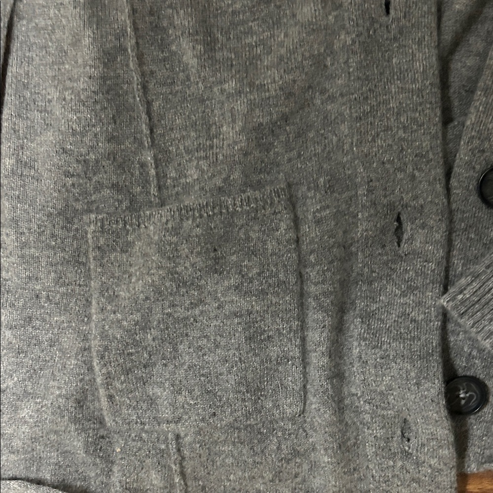 Max Studio Charcoal Cardigan Sweater - Picture 4 of 6